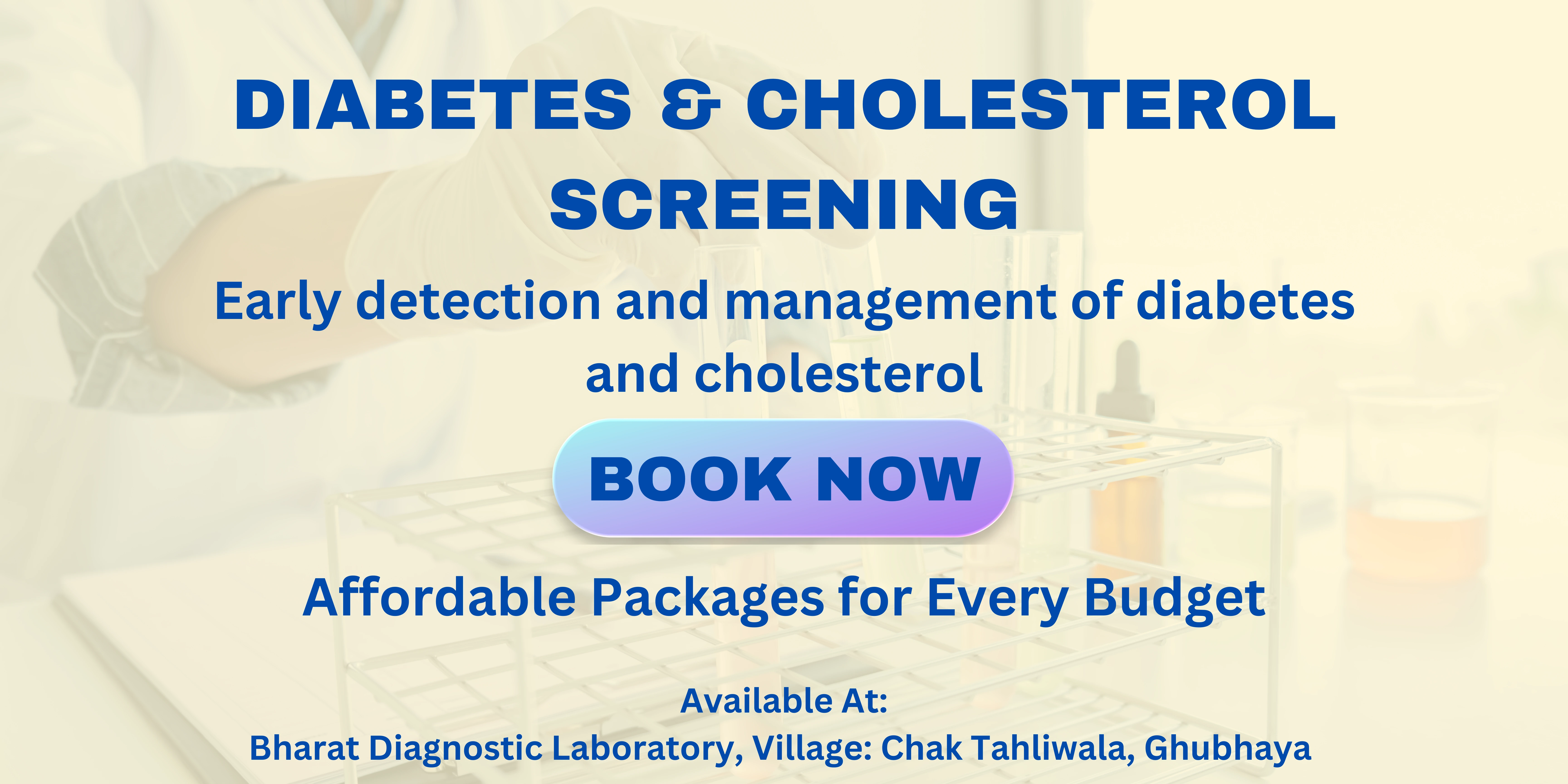 Diabetes & Cholesterol Screening